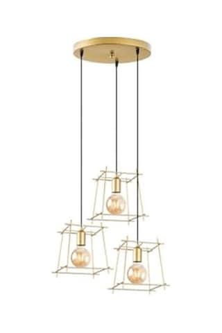 Model Taçlı Led Avize 3 Renk Işık Beyaz Gün Işığı Sarı Siyah Kasa Alüminyum Gövde Modern Tasarım Salon Otur Diğer