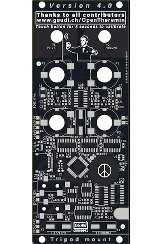 Open Theremin V4 Müzik Aleti Devre Kartı