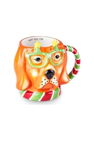 Karaca New Year Yılbaşı Animal Dog Mug 490 Ml