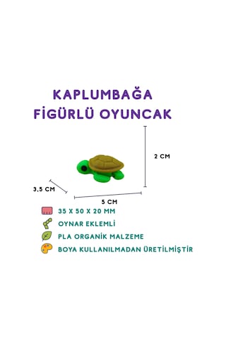 10'lu Set Yarasa Ördek Kaplumbağa Ejderha Penguen Kuş Ayı