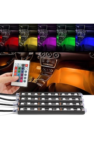 Ayak Altı Led Sese Duyarlı Uzaktan Kumandalı Carub (391662277)