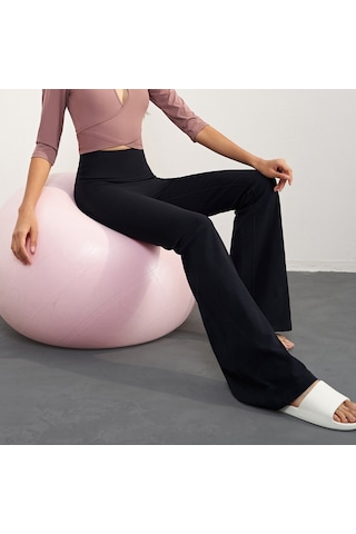 Butu Cx1597 Bootcut Nuls Free Yüksek Bel Genişletilmiş Egzersiz Yoga Taytı