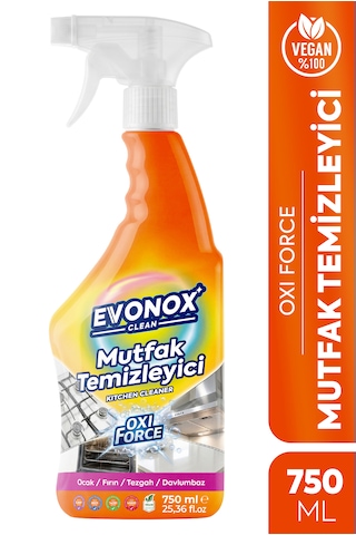 Clean Oxi Force Mutfak Temizleyici 750 Ml Tekli