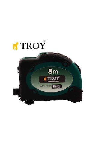 Troy 23100 Lazerli Şerit Metre 8 X 25mm 8 M