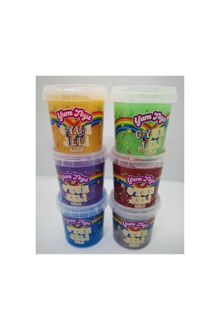 Yumtoys Gold Serisi Slaym - Hazır Slime 6'lı Tüm Renkler 140x6 Gr Sarı