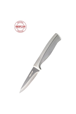 Neoflam Fika Microban Soyma Bıçağı Gri 8 Cm D-neogpk008 Gümüş
