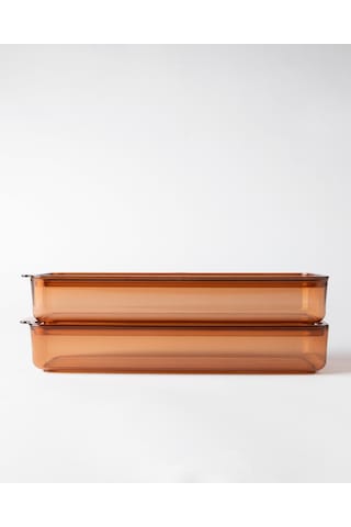 Orso 2'li Saklama Kabı - Amber - 750+750 Ml 8684427306024 Çok Renkli