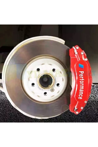 Bmw M Performance Jant Kaliper Kapağı Oto Sticker Yapıştırma 6 Ad