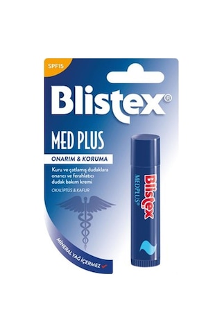 Blistex MedPlus Stick SPF 15 Kuruyan ve Çatlayan Dudaklara Yoğun