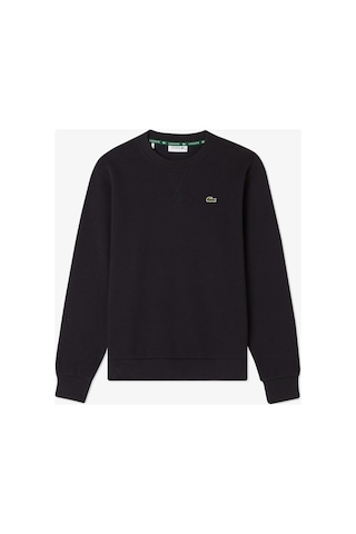 Lacoste Kadın Regular Fit Bisiklet Yaka Sweatshirt Siyah