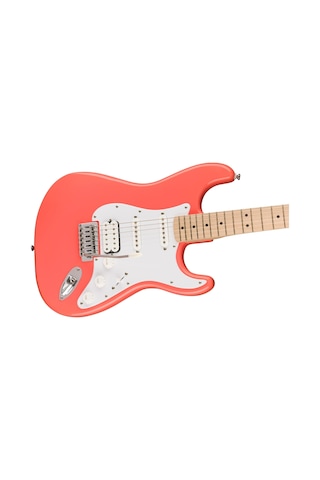 Squier Sonic Stratocaster Hss Akçaağaç White Pickguard Tahitian Coral Elektro Gitar