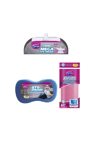 Profesyonel 3'lü Oto Yıkama Ve Temizlik Yedek Set Mprx0265