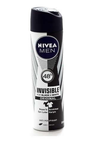 Nivea Black & White Power Erkek Sprey Deodorant 150 ML Nivea Black & White Power Erkek Sprey Deodorant 150 ML
