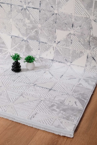 Voyage %100 Akrilik Yumuşak Dokulu Halı Kilim Salon Mutfak Koridor Yolluk Dokuma Makine Halısı Ac-315 Mavi
