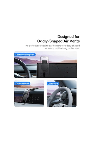 Yifomall Araç Telefon Tutucu Manyetik, Çekmeceli Süngerli, Navigasyon İçin Uygun, Tüm Telefon Modelleriyle Uyumlu, Düz Yüzeylerde Sabit Kurulum