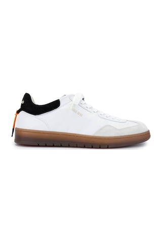 Barracuda Erkek Hakiki Deri Beyaz/siyah Sneakers & Spor Ayakkabı 511 Bu3520b Erk Ayk Y25 Marmo/bnc/nero Beyaz - Siyah