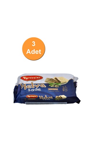 Kardeşler Sade Tahin Helva 3 x 400 G
