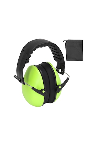 Gajeena Yeşil Gürültü Engelleyici Kulaklık - Nrr 21db - Konforlu Yastıklı Tasarım - İş, Av, Bahçe Çalışmaları İçin Ses Koruması
