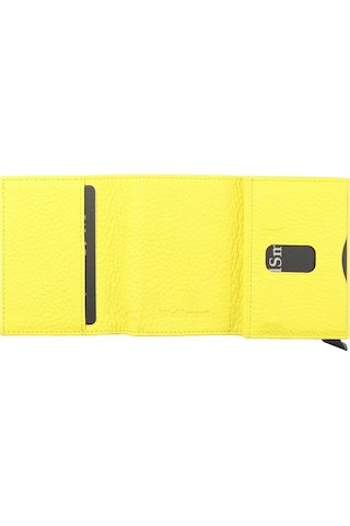 Walsmart Pro Cover Floater Akıllı Mekanizmalı Deri Cüzdan Sarı