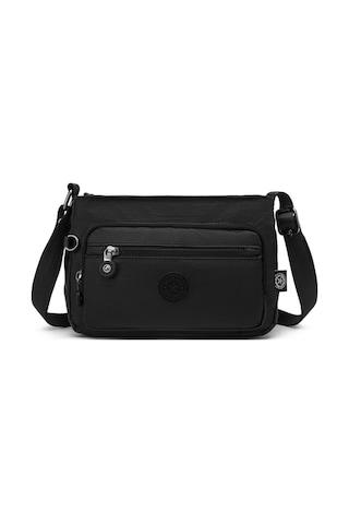 Metalik Kumaş Kadın Postacı Çantası Smart Bags 3270 Siyah