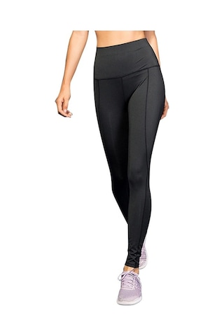 Fastbuy Yüksek Bel Yoga Pantolonu - Yan Cep, Esnek, Nefes Alabilen Spor Taytı Siyah Siyah