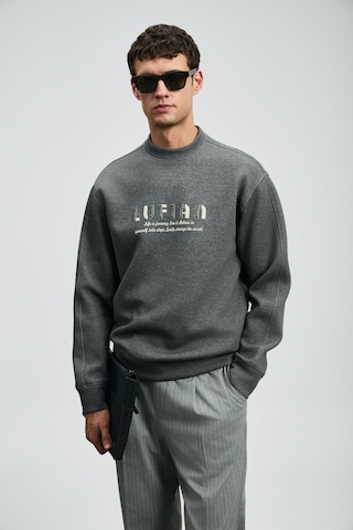 Lufian Erkek Oracle Sweatshirt 112030178 Antrasit Antrasit