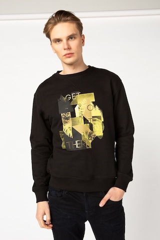 Vigoss Erkek Sweatshırt 62141-30034 - Siyah
