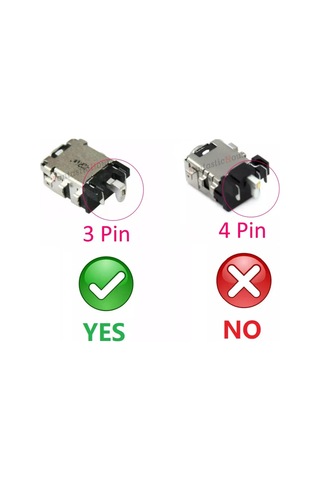 Asus X540u, F556uv, Tp501u Serisi Notebook Dc Power Jack, Şarj Soketi