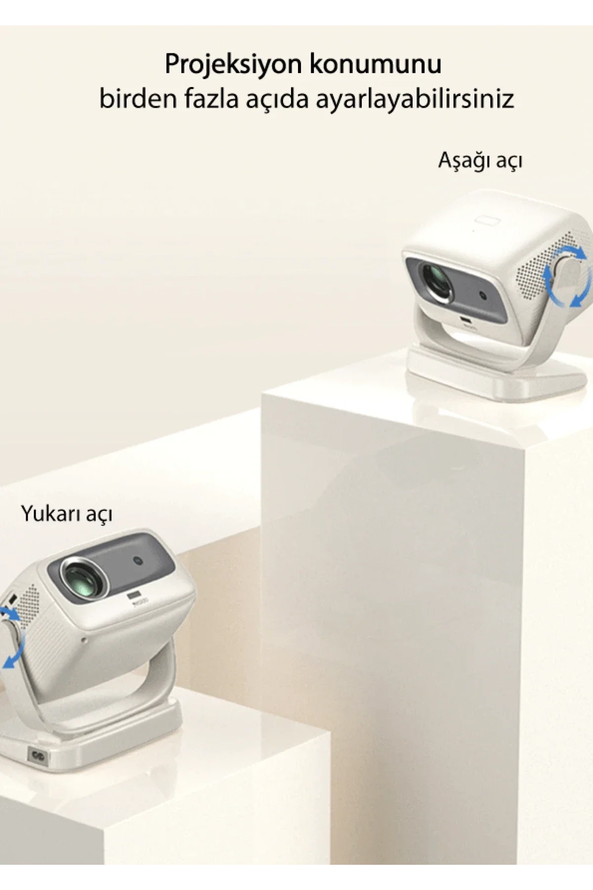 Yesido Tv13 Bt 5.1 720p Kablosuz Projeksiyon Cihazı - Beyaz