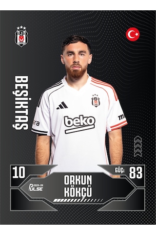 Beşiktaş - Pulse Futbolcu Kartları 2025/26 - Paket