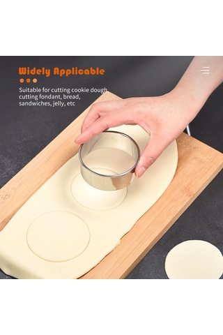 Qingmipy 11 Parça Paslanmaz Çelik Kurabiye Kalıbı Seti - Farklı Boyutlarda Pasta, Kek Ve Tatlı Yapımı İçin Dayanıklı Mutfak Aleti Çok Renkli