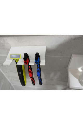 Çok Amaçlı Banyo Askı Aparatı 2 Adet Vida Dübel Dahil Paslanmaz Çelik Beyaz