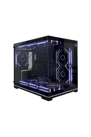 Orion Neon 6x Argb Fan Kumanda Ve Kontrolcü Micro Atx Boş Bilgisayar Kasası Siyah