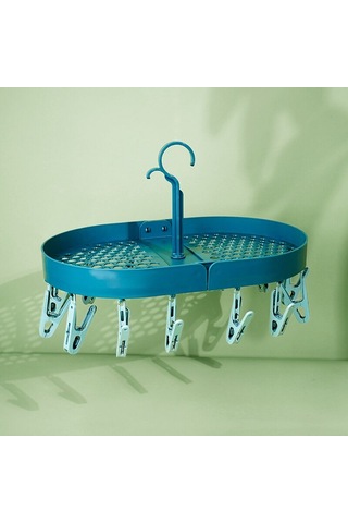 Katlanabilir Giysi Askısı Marka Kurutma Çorapları İç Çamaşırı Kurutma Askısı Klipsli Kurutma Depolama Eserleri Rüzgar Geçirmez Giysi Askısı C Diğer