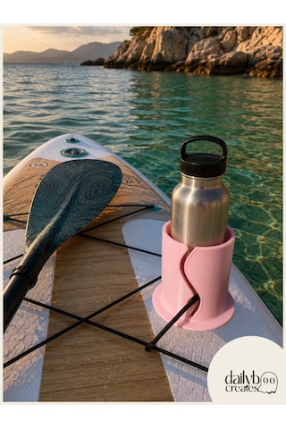 Paddle Board Sup Board Kano Termos Bardak Tutucu Pembe