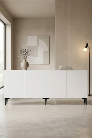 Ka1899b Aplos Konsol Ve Tv Sehpası Beyaz 180cm