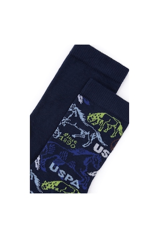 U.s. Polo Assn. Erkek Çocuk Lacivert Çorap Soket 50299269-vr033 Lacivert