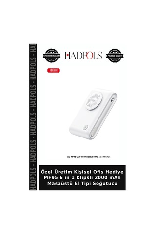 Özel Üretim Kişisel Ofis Hediye Mf95 6 İn 1 Klipsli 2000 Mah Masaüstü El Tipi Soğutucu