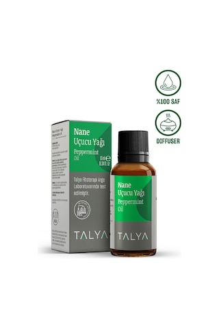 Talya %100 Saf ve Doğal Buhurdanlık ve Difüzör İçin Nane Uçucu Yağı 10 ML