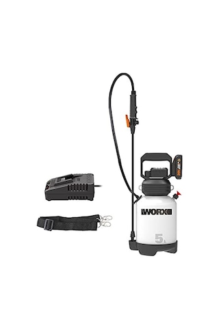 Ayrex Worx Wg829e 20volt 2.0ah. Li-ion 5lt. Omuz Askılı Basınçlı İlaçlama Ve Dezenfektan Pompası Genel