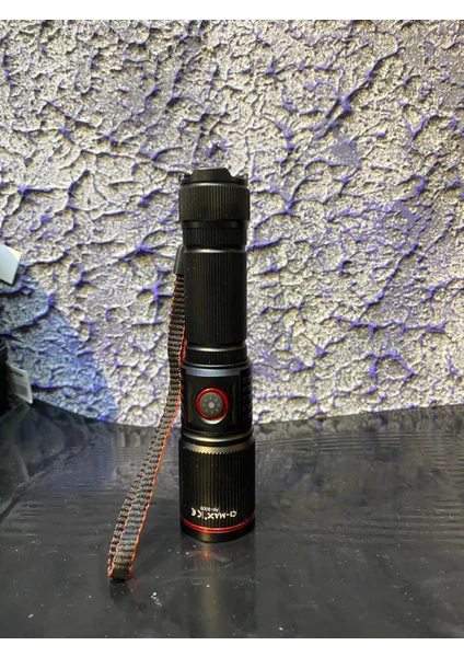 Q-max Ps-3000 Profesyonel El Feneri 2000 Lümen Yeşil - Siyah