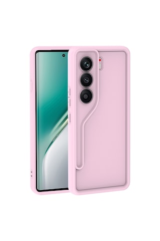 Noktaks - Tecno Camon 40 Pro Uyumlu Kılıf Kamera Korumalı Ananas Kapak - Pembe - T40786