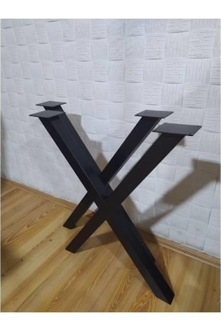 Abronyahediye X Metal Masa Ayağı 2 Adet En 60Cm Boy 72Cm 50X50 Profil Abronya