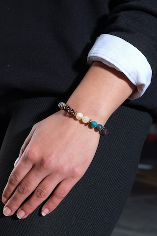 Ssilhoutte Doğaltaş Sertifikalı Doğaltaş Öğrenci Okul Başarı Bilekliği Akik Labradorit Ametist Sitrin Hediye Bileklik Çok Renkli