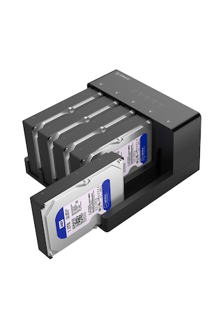Orico 6558us3-c 5x 2.5"/3.5" Sata Hdd Yuva, Max.5x18tb Desteği,tak&çalıştır,kolay Kurulum Disk İstasyonu 6558us3-c