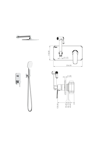 Teska Alinda 2 Yönlü Krom