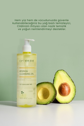 Optiderm Atopica Cleasing Oil Yüz Ve Cilt Temizleme Yağı 400 Ml