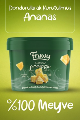 Freeze Dried Ananas Kova Dondurularak Kurutulmuş Ananas Diğer