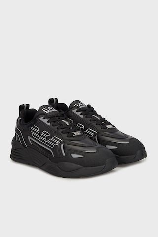 Ea7 Unisex Ayakkabı 7x000306 Af18446 Mc032 Siyah-gümüş Siyah-gümüş