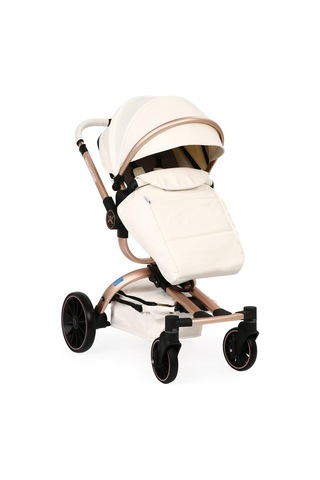 Yoyko Spin 360 Derece Dönebilen Bebek Arabası Beyaz Rose Kasa